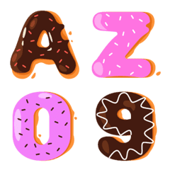 Donut - Letter Emoji Pack