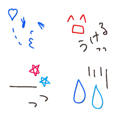 feeling one word greeting emoji