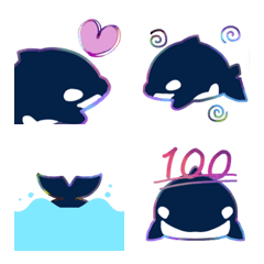 ▶︎動く✨ぷにもっちシャチ -ゆめクール-