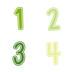 多色數字組-青青草地