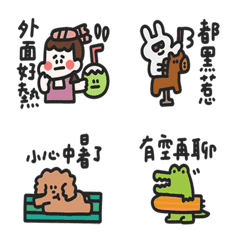 Illustration hand-painted daily life 3