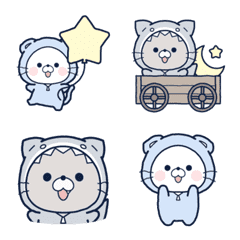 Emoji Chill nyan and Nekozame