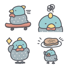 ホロホロ鳥の日常色々絵文字