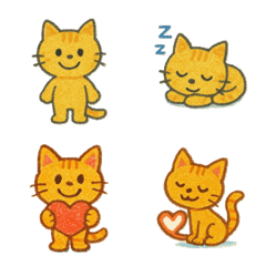 Crayon Cat Emoji vol.1