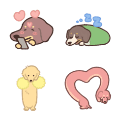 Coco the Sausage Dog Animated Emoji 2