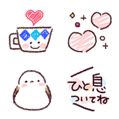 Moving  Crayon-Consideration emoji
