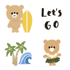 かわいい　サーフくま