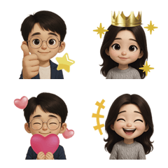 Magic-Man & Super-Girl – LINE表情貼 | LINE STORE