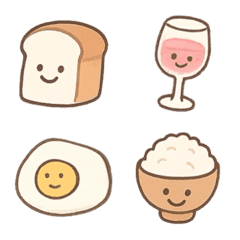 毎日使える♡シンプルにこにこ絵