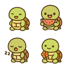Little Turtle's Daily Emojis(40 sets)