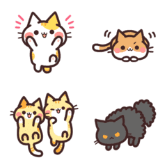 Animation small cats emoji