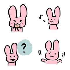 Traveling rabbit emoji