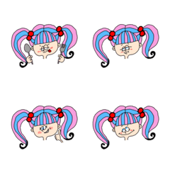 Over sea girls.twin tail