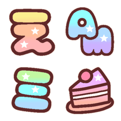 【動く】ゆめかわ♡ひらがなカナ♡英数字