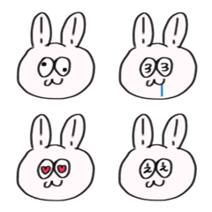 Usagi-nyo Emoji White