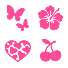 Y2K pink emoji