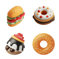 3D cutie food #8