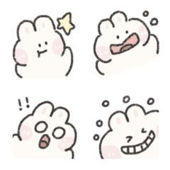 Moji cute rabbit.
