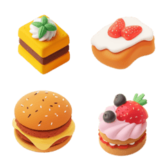 3D cutie food #9