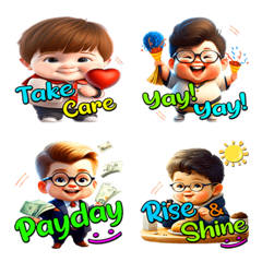 Cute boy : Cheer Up!(Emoji)Dukdik (Eng)