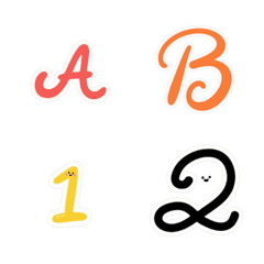 Colored letters. 2025 LET'S DRAW