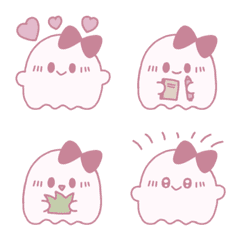 Ribbon obake san Emoji