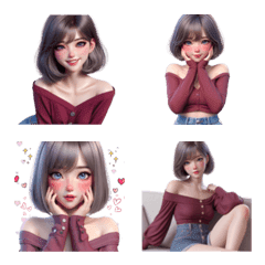 สาวสวยเสื้อแดง♥️