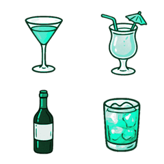 乾一杯酒類大集合(螢光薄荷綠色)