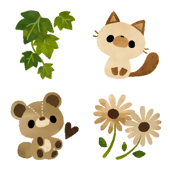 動く！大人可愛いシックな絵文字