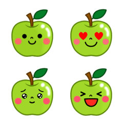青りんご絵文字