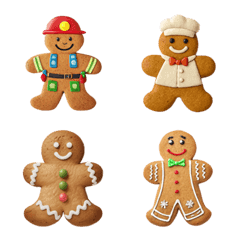 Smiley Gingerbread Cookies