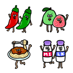 cute and easy to use food Emoji3