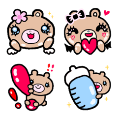 RiRi bear chan emoji emotion sticker