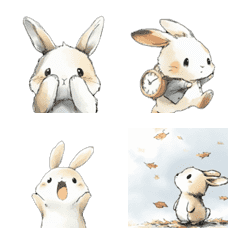 動く！やさしいうさぎ