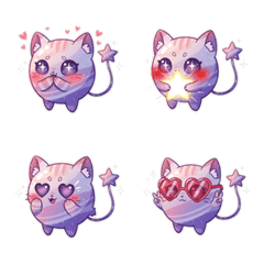 Luna, the Starlit Cat's Daily Life