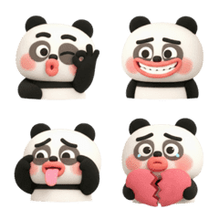 Kawaii Baby Panda Emojis Vol.1