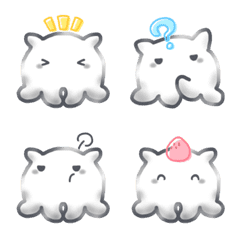 ▶︎空色メンダコ絵文字 -曇天-