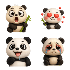 Panda say hello to you