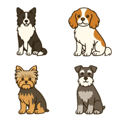 Dog sticker emoji pack