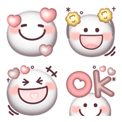 ぷっくり♡リアクション絵文字