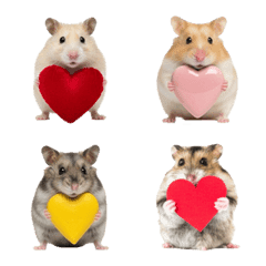 Hamster Delivering a Heart 2