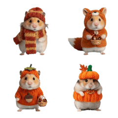 Autumn Hamster Fashion