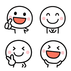 動く☆シンプルさん絵文字（リアクション）