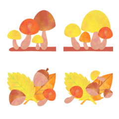 ライン絵文字 vol.17 秋の実り