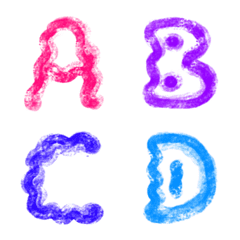Colorful Painting Font