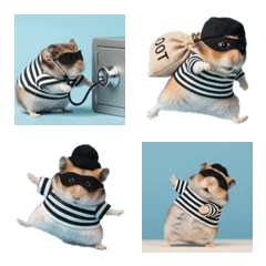 sneaky hamster thief