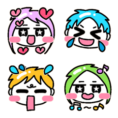 ちびアオハル♡リアクション絵文字