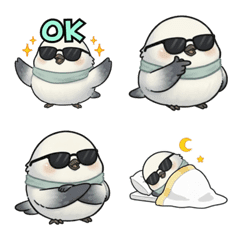 Fluffy Shimaenaga(with Sunglasses) Emoji
