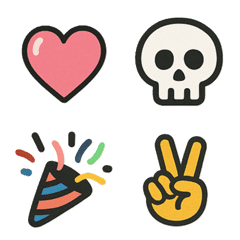 かわいいアクセント絵文字 vol.4