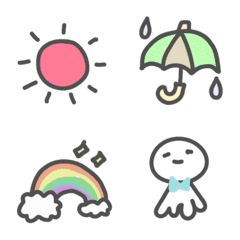 Pyon Pyon's Simple Emoji weather